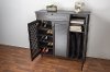 FP-05LV-Espresso Contemporary Espresso Shoe Cabinet - Pocillo-2