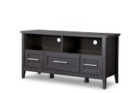 I-1504 Dark Brown 3-Drawer TV Stand
