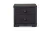 P-2DW-NS Dark Brown 2-Drawer Nightstand-2
