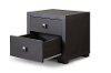 P-2DW-NS Dark Brown 2-Drawer Nightstand-3