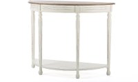 PLM2VM/M-B-CA Traditional French White Accent Table - Vologne-2