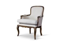PLN22Mi-ASH2 Traditional Beige Accent Chair - Napoleon-2