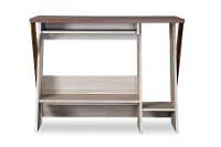 SD-01-OAK Natural Modern Writing Desk - Rhombus-2