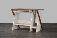 SD-01-OAK Natural Modern Writing Desk - Rhombus-4