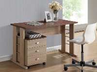 SD-02-SD-DW-Oak Natural Writing Desk and File Cabinet - Woodrow
