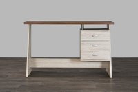 SD-05-OAK Contemporary Natural Writing Desk - Parallax-2