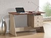 SD-05-Oak Contemporary Natural Writing Desk - Parallax-3