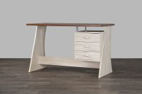 SD-05-OAK Contemporary Natural Writing Desk - Parallax-5