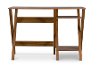 SD-09-Oak Modern Dark Brown Writing Desk - Crossroads-2