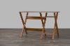 SD-09-Oak Modern Dark Brown Writing Desk - Crossroads-5