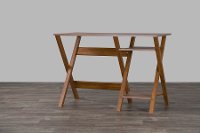 SD-09-OAK Modern Dark Brown Writing Desk - Crossroads-5