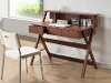 SD-10-Oak Modern Dark Brown Writing Desk - Crossroads II-3