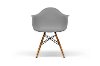 DC-866-GREY Modern Gray Shell Chair Pair - Pascal -2