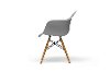 DC-866-GREY Modern Gray Shell Chair Pair - Pascal -3