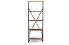 YLX-0008-BC Brown Decorative Iron Bookcase - Lancashire-2