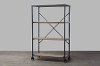 YLX-0009-BC Black 4-Shelf Bookcase - Caribou -4