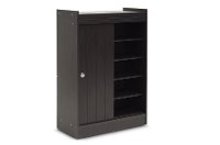 WI5377 Espresso Shoe-Rack Cabinet-4