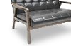TOGO-LS-109-541 Mid-Century Modern Dark Brown Loveseat - Masterpieces-3