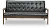 Dark Brown Mid-Century Modern Sofa - Masterpieces