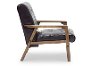TOGO-CC-109-541 Dark Brown Mid-Century Modern Club Chair - Masterpieces-2