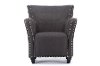 TSF-8112-Grey-AC Contemporary French Accent Chair - Action-2