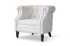 TSF-8306-CC-Beige Neo-Classic Beige Chair - Chesterfield-1