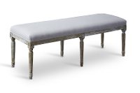 TSF-9303-BEIGE-OTTO Beige Bench - Clairette -2