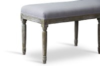 TSF-9303-BEIGE-OTTO Beige Bench - Clairette -3