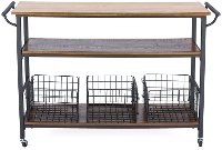 YLX-0001-KC Mobile Kitchen Storage Cart - Lancashire-3