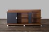 TV-011-Oak Modern Dark Brown TV Stand - Stratos-5