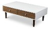 WI5482-Walnut-CT Contemporary Walnut/White Coffee Table - Gemini-4