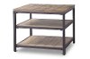YLX-0005-AT Ash Black End Table - Caribou -1