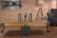 YLX-0007-AT Rustic Brown Coffee Table - Lancashire