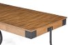 YLX-0007-AT Rustic Brown Coffee Table - Lancashire-4