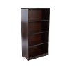 4- Shelf Bookshelf (48 Inch) - Classic Espresso
