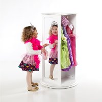 White Rotating Storage - Dress Up