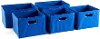 Blue Storage Bins (Set of 5) - Essentials