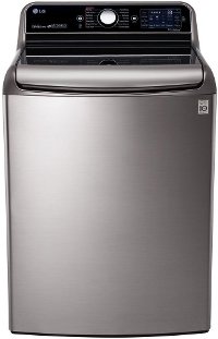 WT7700HVA LG 5.7 cu. ft. Top Load Steam Washer - Graphite Steel