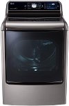 DLEX7700VE LG Electric Dryer with EasyLoad Door - 9.0 cu. ft. Graphite Steel