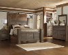 Driftwood Rustic Modern 6 Piece Queen Bedroom Set - Fairfax