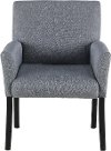 Contemporary Gray Guest Chair