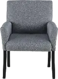 Contemporary Gray Guest Chair