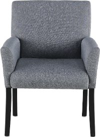 Contemporary Gray Guest Chair