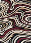 LGN46088x10 8 x 10 Large Red and Beige Area Rug - Laguna