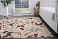 LGN46525x7 5 x 7 Medium Ivory and Blue Area Rug - Laguna-3
