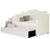 Caroline Pearl White Upholstered Daybed with Trundle-2