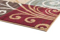 LGN46805x7 5 x 7 Medium Ivory, Blue, and Green Area Rug - Laguna-4