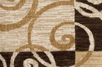 LGN46805x7 5 x 7 Medium Ivory, Blue, and Green Area Rug - Laguna-7