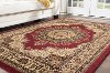 SNS4700 8x11 8 x 10 Large Red & Beige Area Rug - Sensation-7