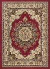 SNS47008x10 8 x 10 Large Red and Beige Area Rug - Sensation